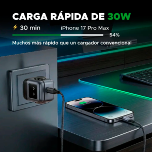 Cargador Mini GaN Robot 30W - Image 4