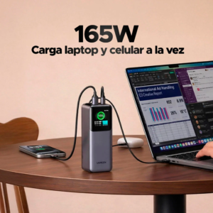 Power Bank Pro 165W (20.000mAh) con Cable Retráctil - Image 4