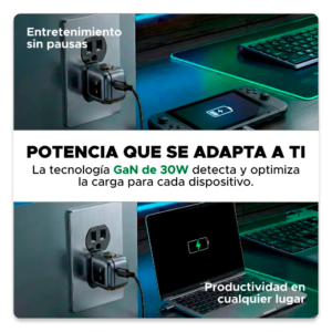 Cargador Mini GaN Robot 30W - Image 5